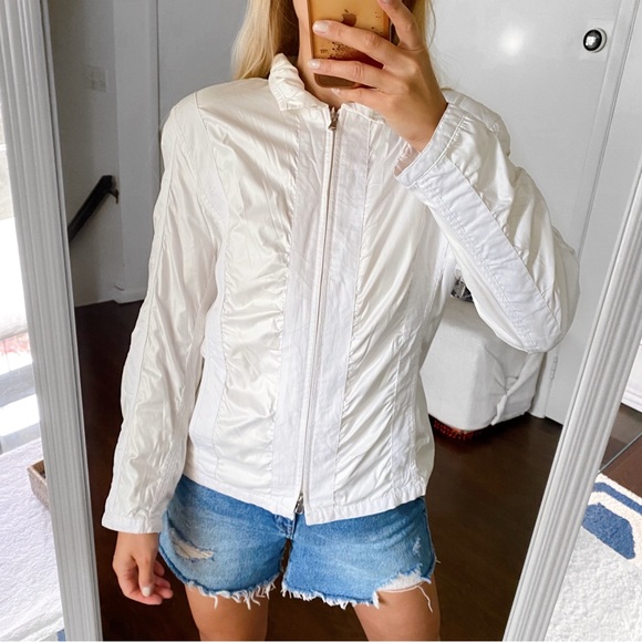 🐚 SEMPRE CASUAL WHITE IVORY EVERYDAY JACKET! - Picture 7 of 16